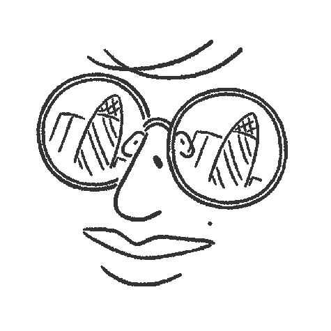 Animation of person looking at London attractions