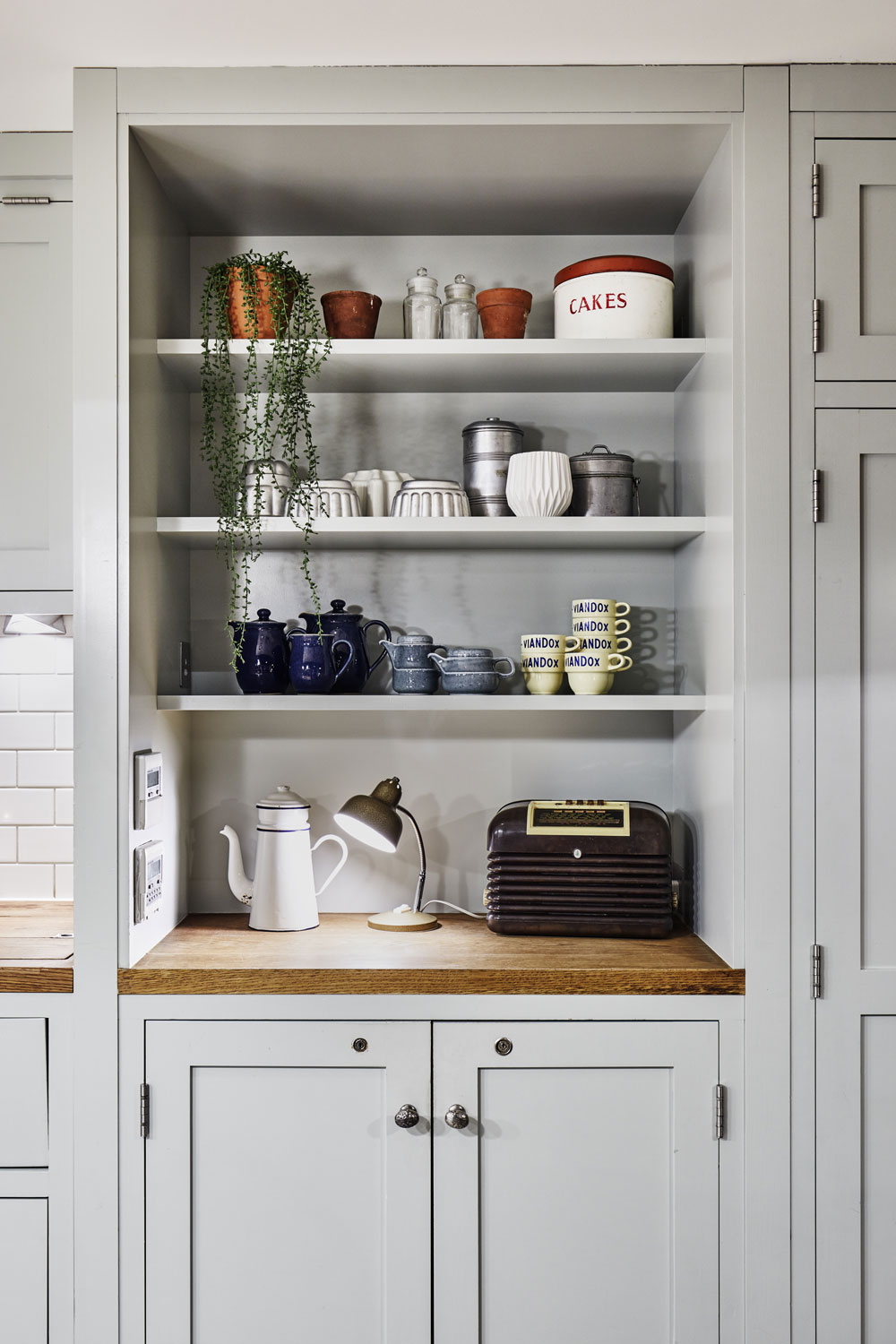 Cupboard area in Shoreditch Pantry space