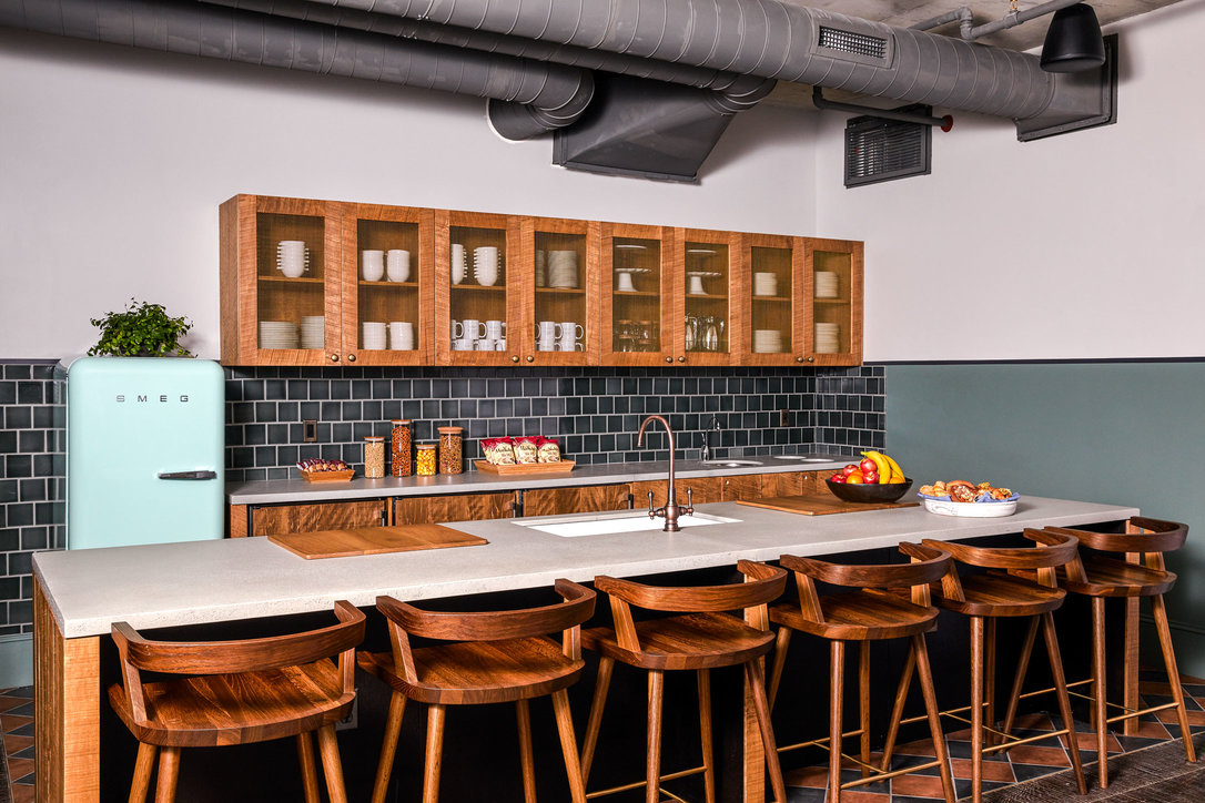 Pantry kitchen set up for during the day in Chicago