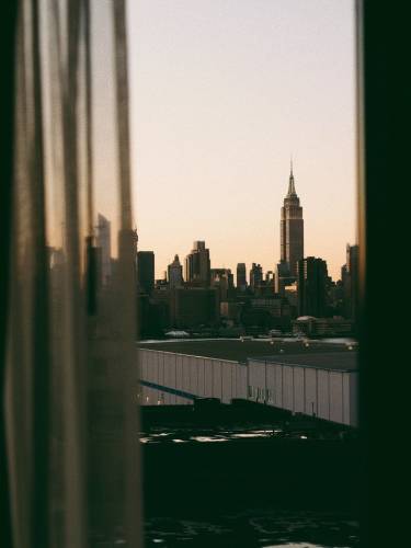 Blick auf New York