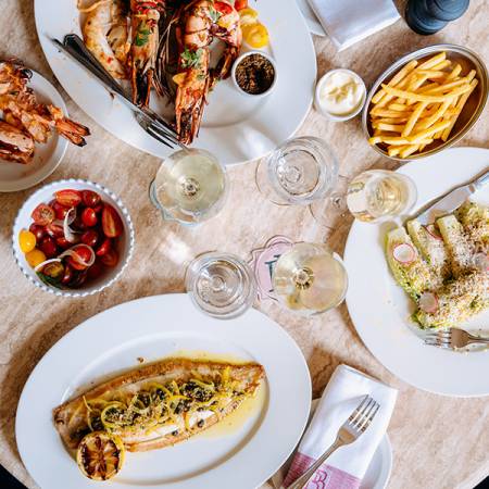 Prawns, chips, sandwiches and other tasty dishes served at Breman Brasserie