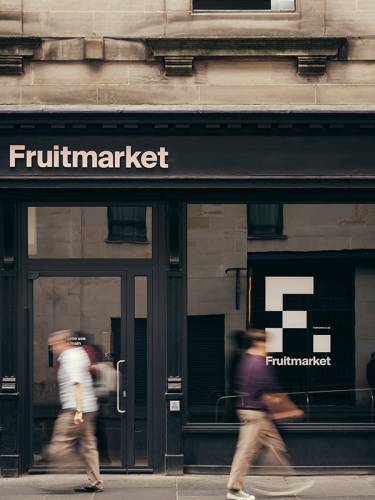 Façade du magasin Fruitmarket.