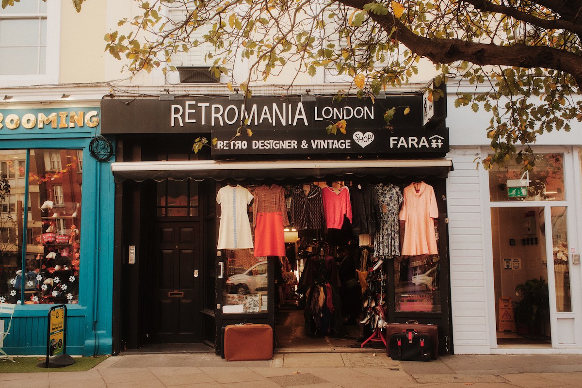 Photos by Ben Hickman. Store front of Retromania London - The Localist, Hoxton Hotels.